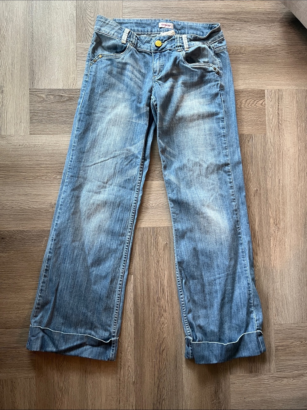 Light Blue Women's Orsay Wide-Leg Jeans